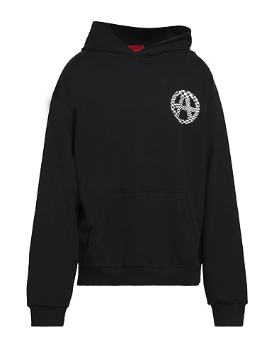 ACUPUNCTURE Hooded sweatshirt Black 100% Cotton