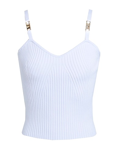 MICHAEL MICHAEL KORS Top White 75% Recycled viscose, 16% Polyester, 8% Nylon, 1% Elastane