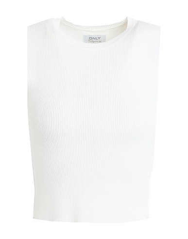 ONLY Crop top Ivory 65% Viscose, 35% Nylon