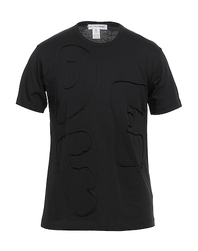 COMME des GARÇONS SHIRT Basic T-Shirt Black 100% Cotton