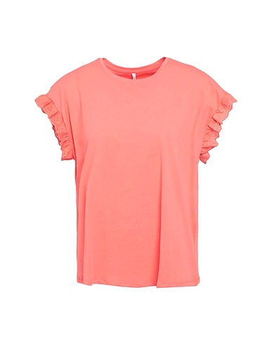 ONLY T-shirt Salmon pink 100% Cotton