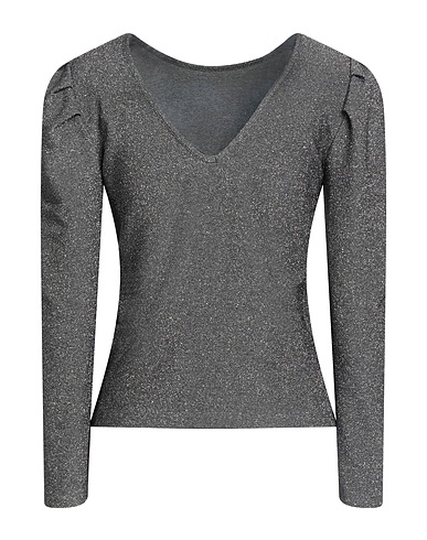 EM...MA T-shirt Grey 58% Polyester, 27% Viscose, 10% Polyamide, 5% Elastane