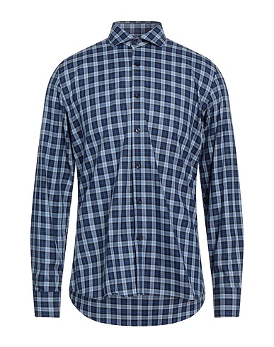 AT.P.CO Checked shirt Blue 100% Cotton