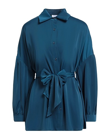 ANONYME DESIGNERS Shirts Deep teal 97% Polyester, 3% Elastane