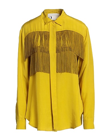 8PM Shirts Lime green 100% Cupro, Acetate