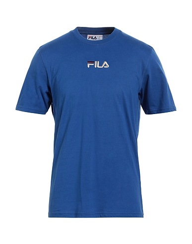 FILA T-shirt Light blue 100% Cotton