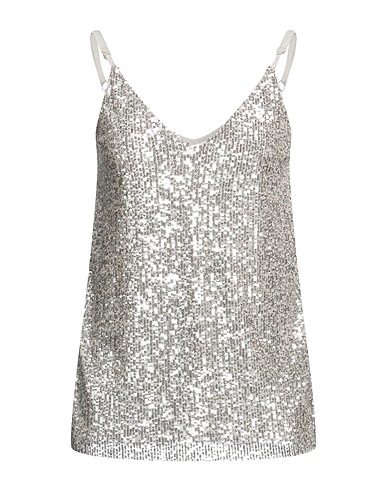 LE SARTE DEL SOLE Camisole Light grey 97% Polyester, 3% Elastane