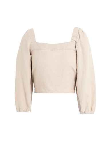 ONLY Top Beige 55% Lino, 45% Viscosa