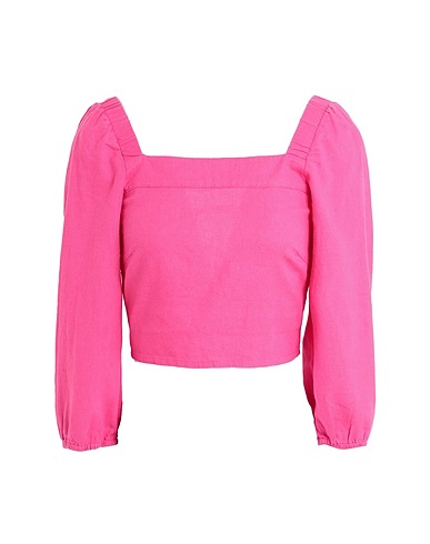 ONLY Top Fuchsia 55% Linen, 45% Viscose