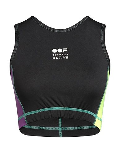 OOF WEAR Top Nero 95% Poliestere, 5% Elastan