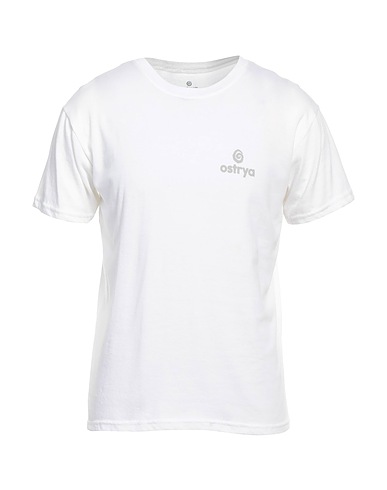 OSTRYA T-shirt White 50% Cotton, 50% Polyester