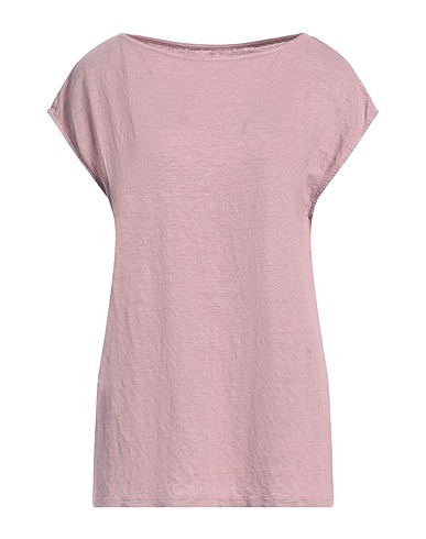 MAJESTIC FILATURES T-shirt Antique rose 94% Linen, 6% Elastane