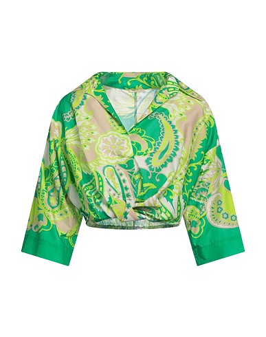TRUE ROYAL Top Light green 100% Cotton