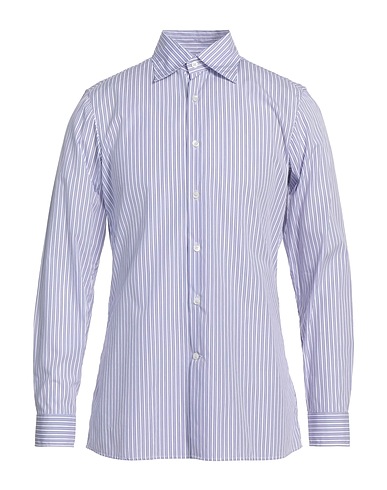 DUNHILL Shirts Blue 100% Cotton