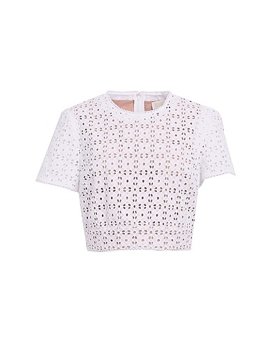 MICHAEL MICHAEL KORS Top Weiß 100% Baumwolle