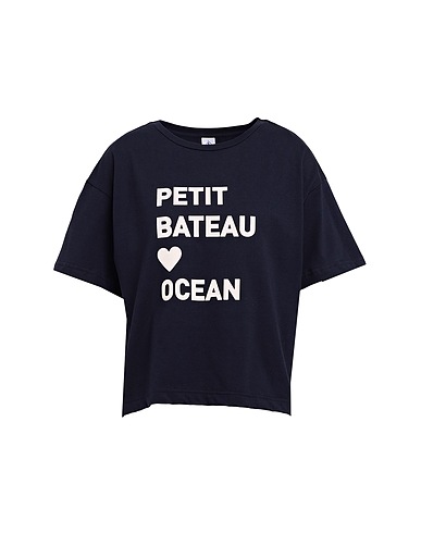 PETIT BATEAU T-shirt Midnight blue 100% Organic cotton