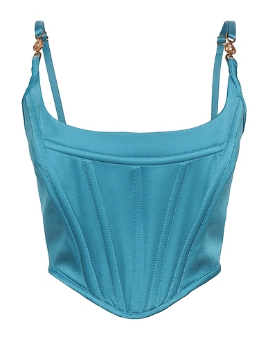 VERSACE Bustier AZZURRO 74% Acetat, 26% Viskose