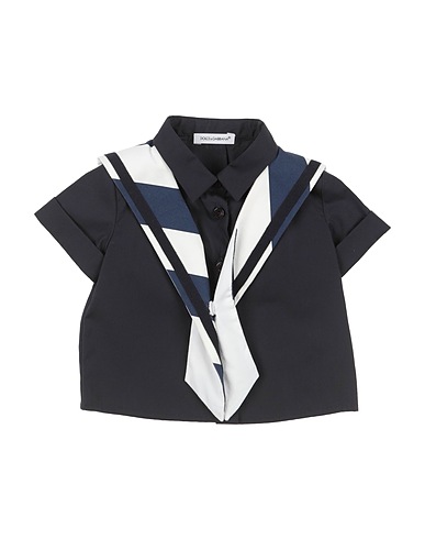 DOLCE&GABBANA Patterned shirts & blouses Midnight blue 100% Cotton