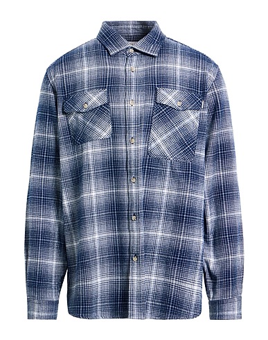 WOOLRICH Patterned shirt ARCHIVE Blue 100% Cotton
