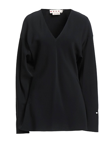 MARNI Basic T-shirt Black 97% Viscose, 3% Elastane