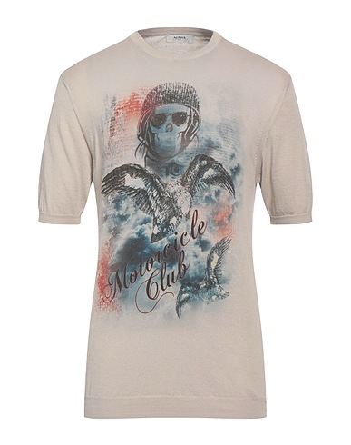ALPHA STUDIO T-shirt Beige 100% Cotone