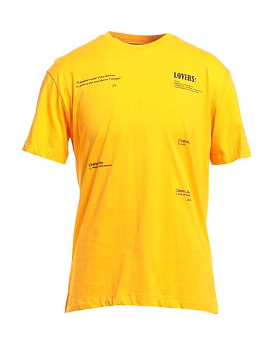 LIU •JO MAN T-shirt Marigold 100% Cotton, Elastane