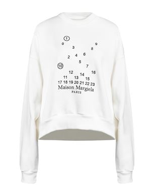 MAISON MARGIELA スウェット ホワイト レディース