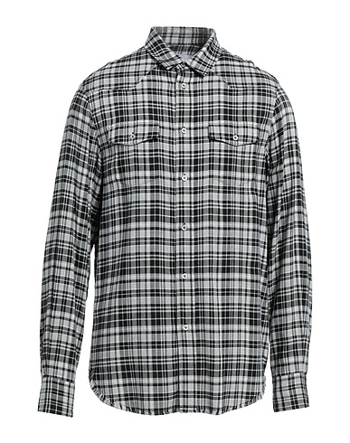 IRO Camicia a quadri Grigio 86% Rayon, 8% Poliammide, 5% Lana, 1% Elastan