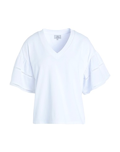 WOOLRICH Basic T-shirt LAKESIDE T-SHIRT 
 White 100% Cotton