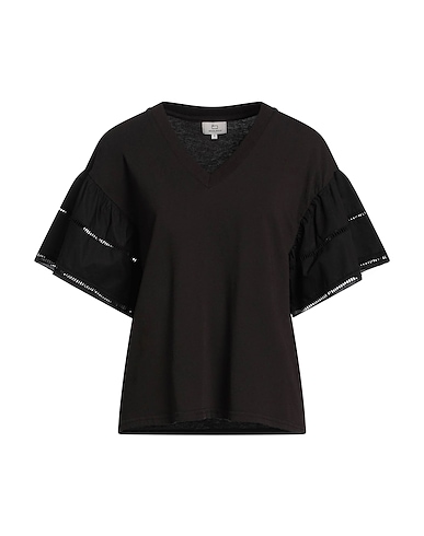 WOOLRICH T-shirt LAKESIDE T-SHIRT 
 Nero 100% Cotone