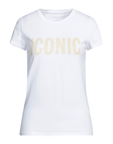 MAJESTIC FILATURES T-shirt White 50% Organic cotton, 50% Recycled cotton