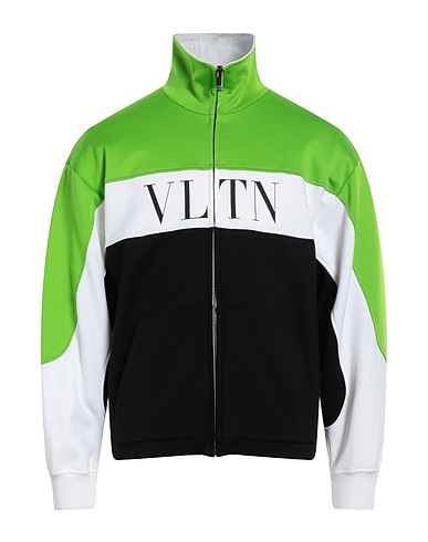 VALENTINO GARAVANI Sweatshirt Lime green 94% Cotton, 6% Polyamide