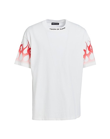 VISION OF SUPER T-shirt White 100% Cotton
