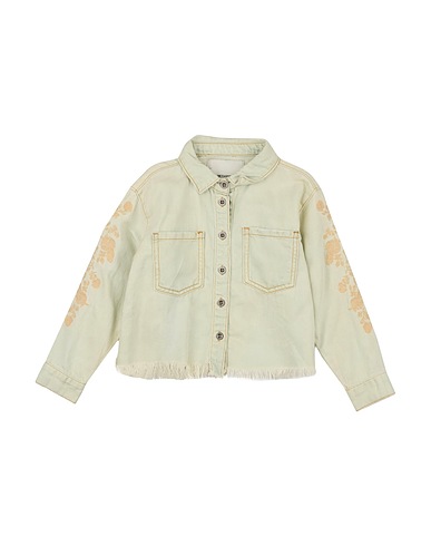 ONE TEASPOON Denim shirt Off white 100% Cotton