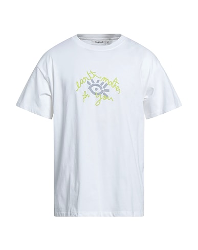DESIGUAL Basic T-Shirt White 100% Cotton