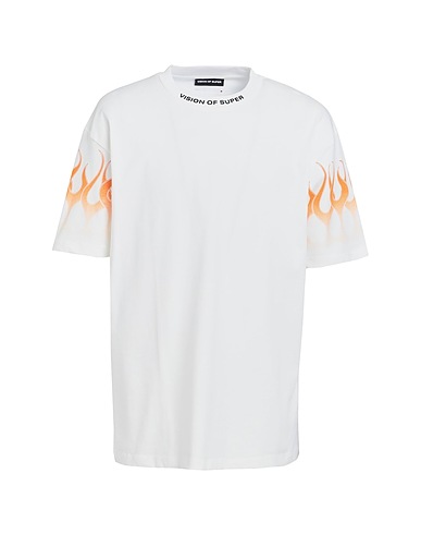 VISION OF SUPER T-shirt White 100% Cotton