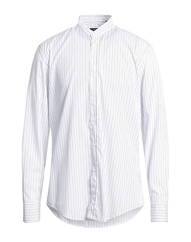 LIU •JO MAN Striped shirt White 100% Cotton