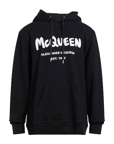 MCQUEEN Hoodie Schwarz 100% Baumwolle
