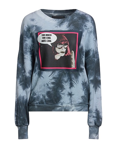 BRAND UNIQUE Sweat-shirt Bleu pétrole 100% Coton