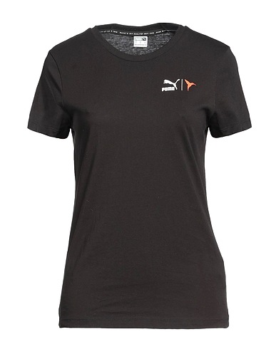 PUMA T-Shirt Schwarz 100% Baumwolle