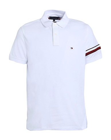 TOMMY HILFIGER Polo shirt White 100% Cotton