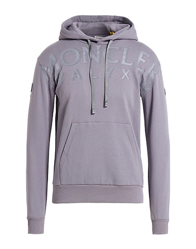 6 MONCLER 1017 ALYX 9SM Hooded track jacket  Grey 52% Cotton, 48% Polyester