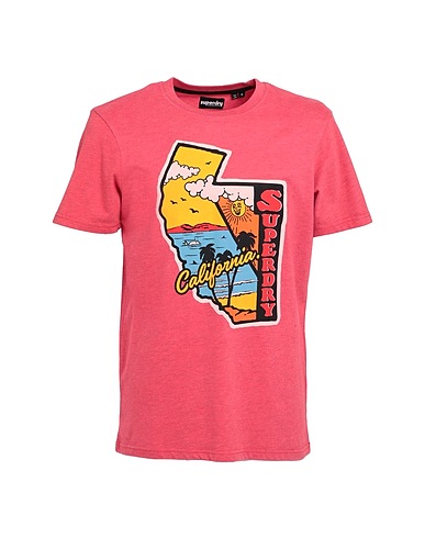 SUPERDRY T-Shirt Koralle 100% Baumwolle