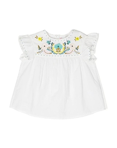 BONPOINT Top Bianco Cotone