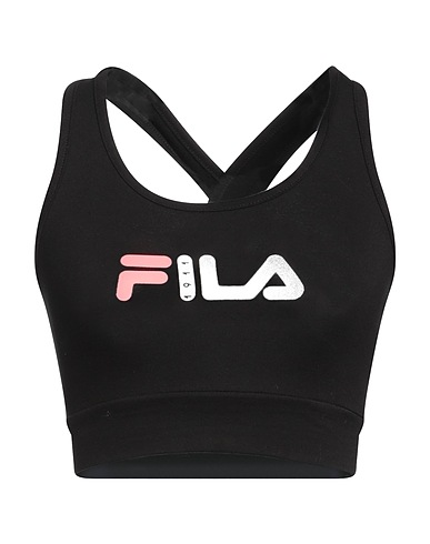 FILA Top Schwarz 95% Baumwolle, 5% Elastan