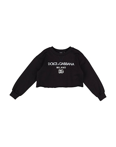 DOLCE&GABBANA Felpa Nero 100% Cotone