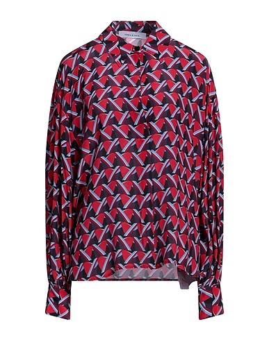 EMMA & GAIA Patterned shirts & blouses Red 100% Viscose