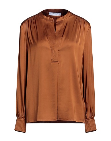 EMMA & GAIA Top Brown 98% Viscose, 2% Elastane