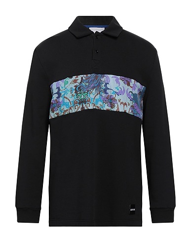 KOCHÉ Sweatshirt Midnight blue 100% Cotton, Viscose, Elastane