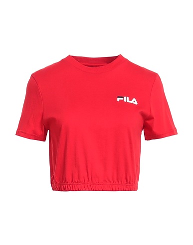 FILA Crop top Red 100% Cotton